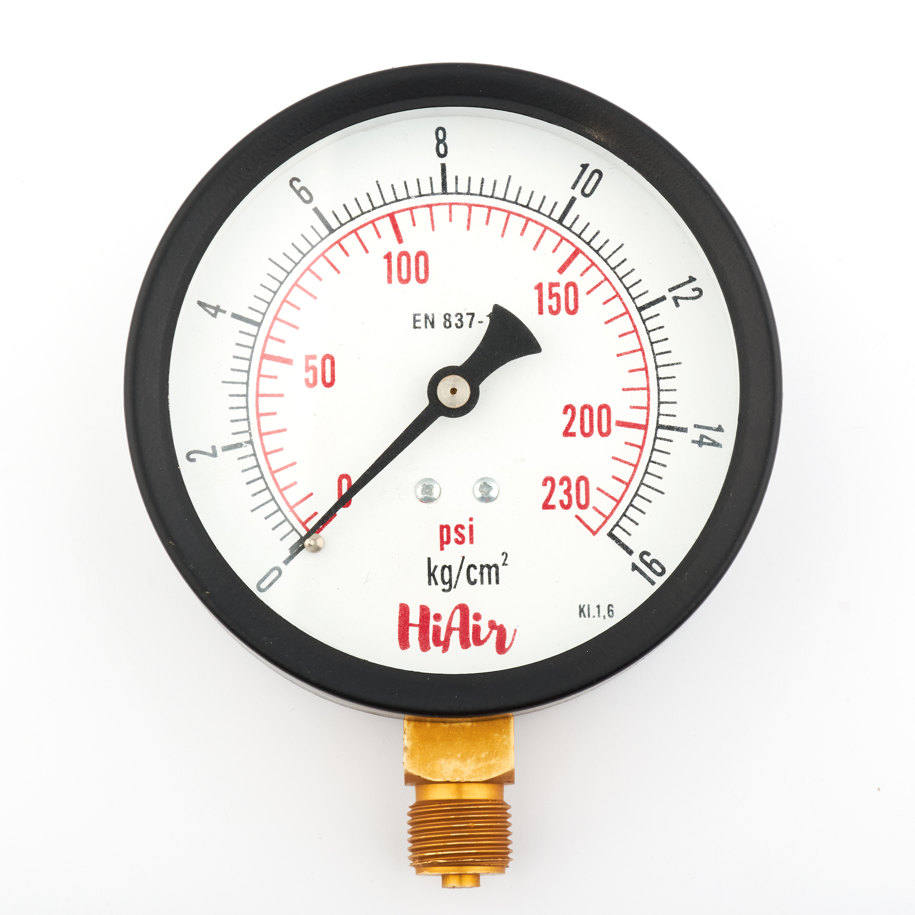 HIU4DCBE230 = 0-230psi (0-16kg), 100mm (4”)
