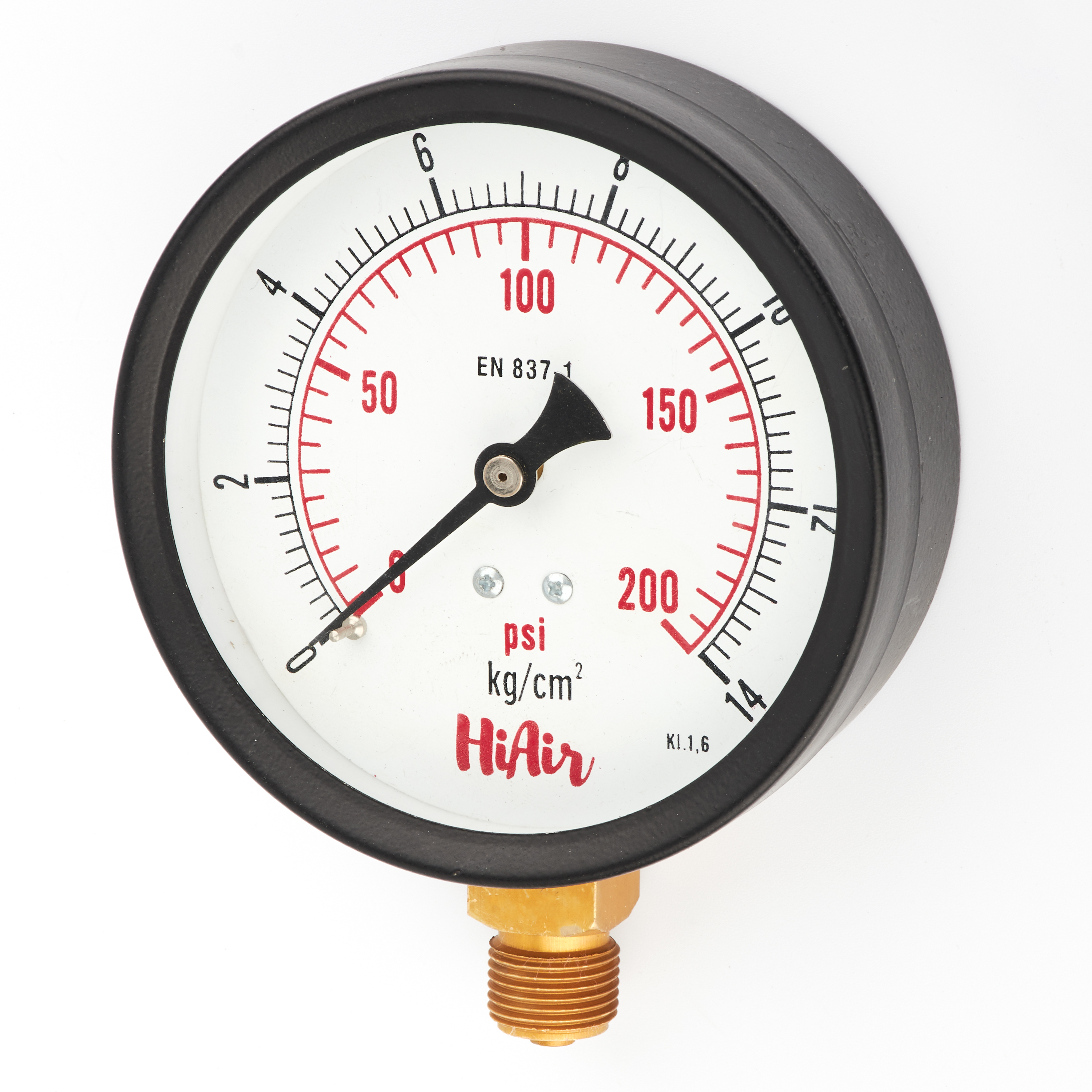 HIU4DCBE200 = 0-200psi (0-14kg), 100mm (4”)